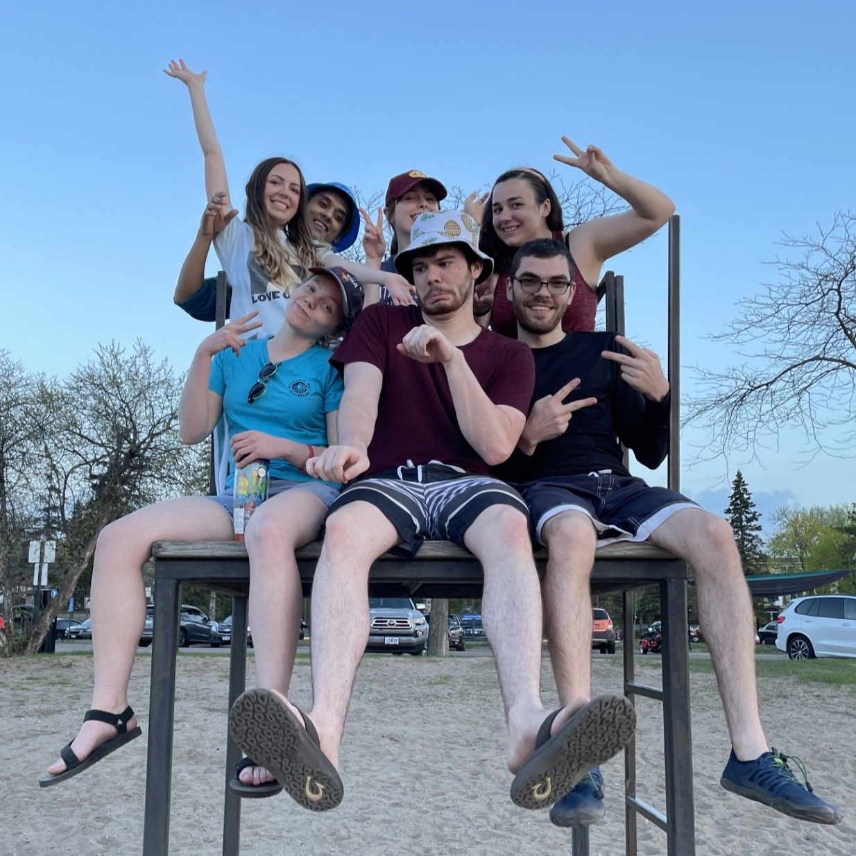 Shannon, Caleb, Anna, Alexis, Amanda, Nathan, and Leland